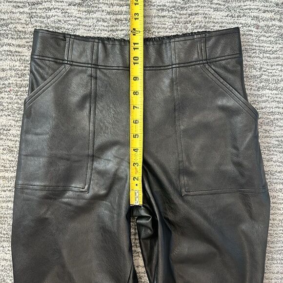New Spanx Leather Like Jogger Black Large - Picture 10 of 15